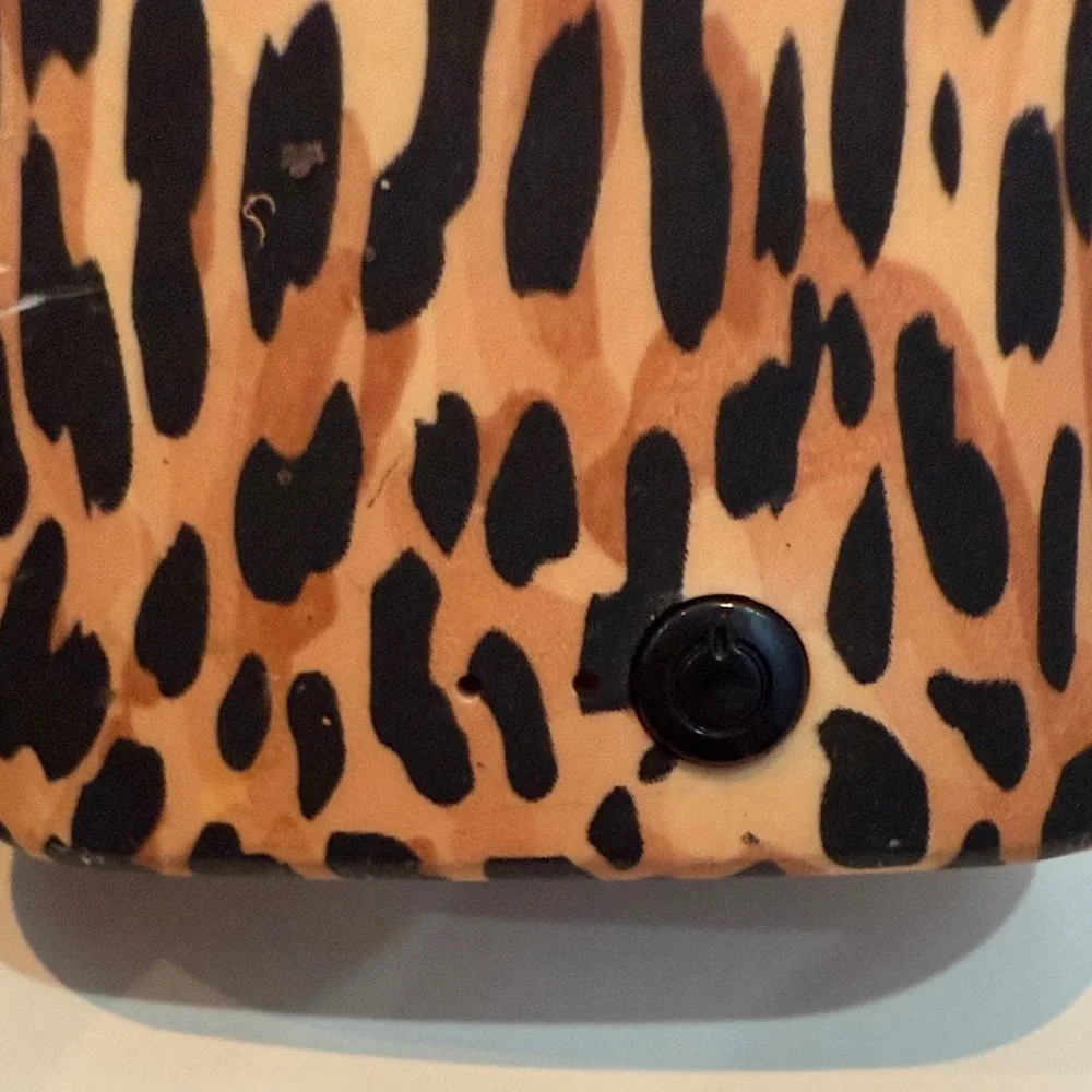 Leopard Print Wireless Earbuds with Case